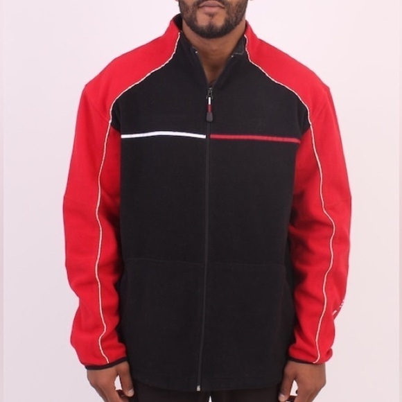 Vintage ‘02 Tommy Hilfiger Men’s Zip Up Sports Jacket Sz XL - Picture 9 of 10